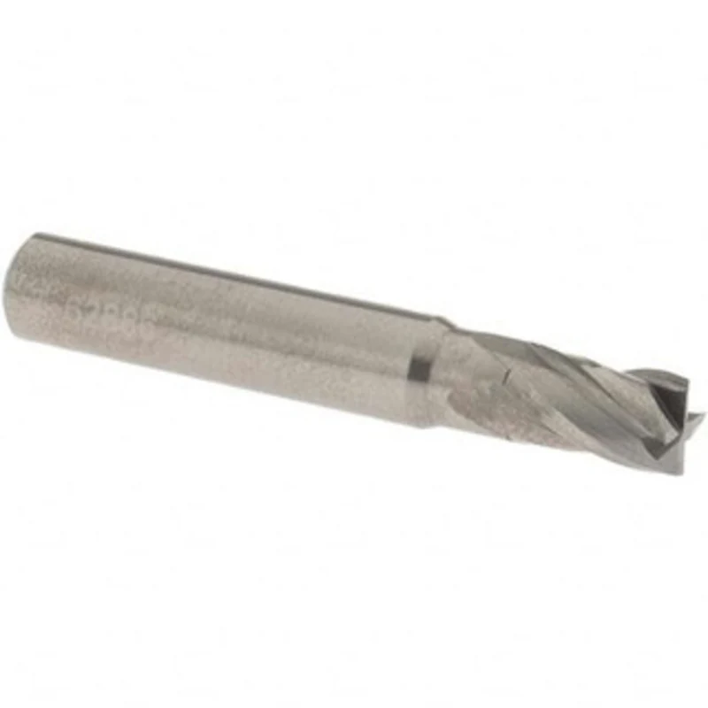 OSG 7mm, 12mm LOC, 8mm Shank Diam, 51mm OAL, 4 Flute, Solid Carbide Square End Mill Single End, Uncoated, Spiral Flut...